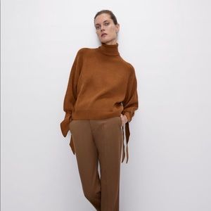 Zara camel Turtleneck sweater. Never worn!